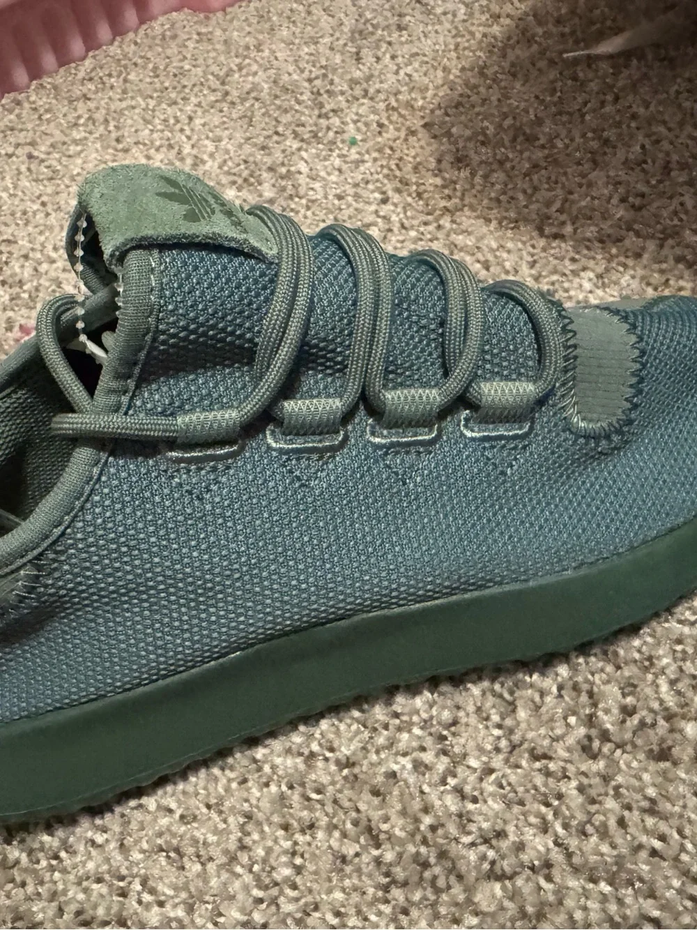 adidas Originals Tubular Shadow J Men's Olive Green Sneakers